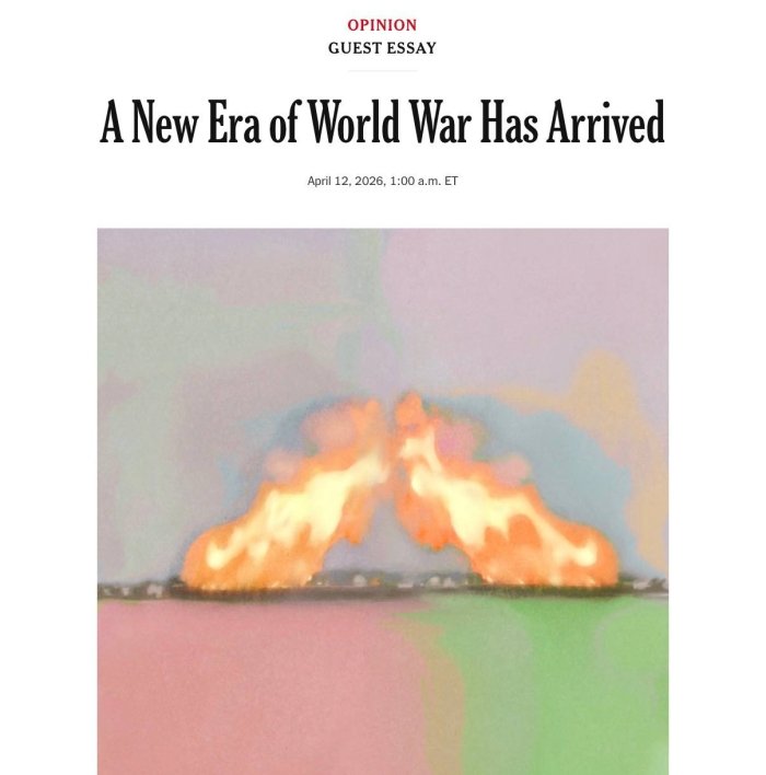  Dunyo yangi jahon urushi davriga kirmoqda — The New York Times