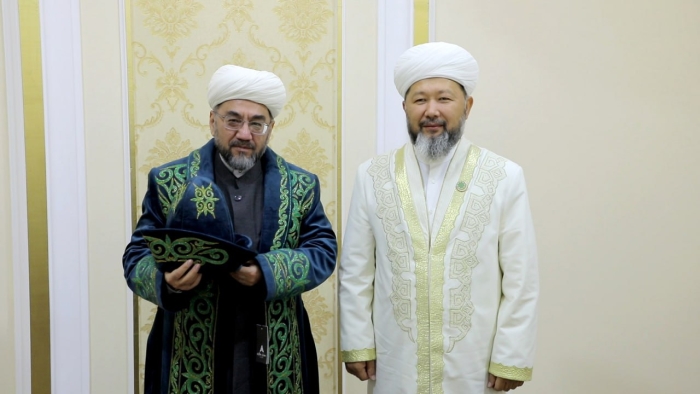 O‘zbekiston va Qozog‘iston muftiylari hamkorlik istiqbollarini muhokama qildilar