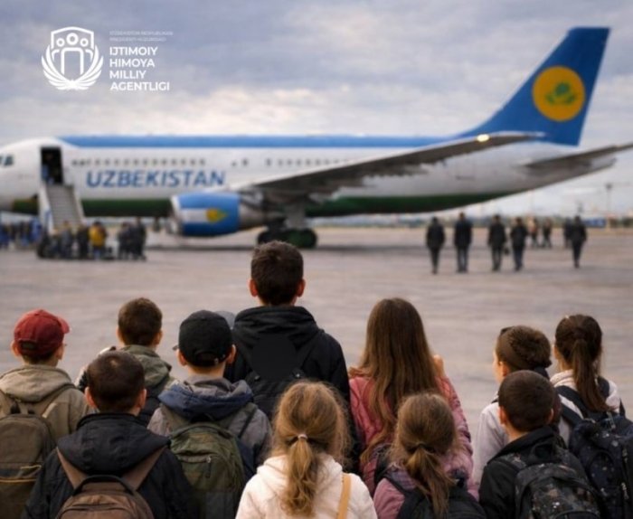 Rossiyada qarovsiz qolgan 14 nafar bola Vatanga qaytarildi