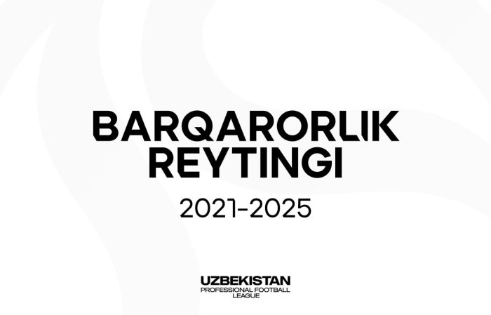 "Пахтакор", "Насаф" ва "Навбаҳор" Суперлигада сўнгги 5 йилликнинг энг яхши клублари