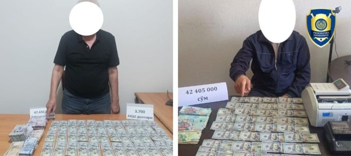 Nukus va Qarshida noqonuniy valyuta savdosi fosh etildi — minglab dollarlar dalil sifatida olindi
