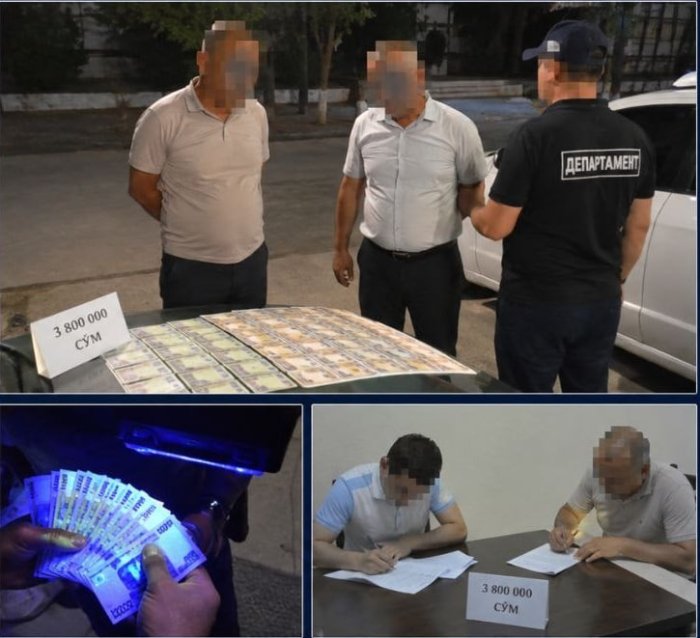 Baxmal tumanida "prava" olib berishni va’da qilgan firibgar pora bilan qo‘lga tushdi