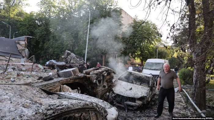 Зеленский: "Россия бир кунда Украинага қарши ҳужумларда 550 дан ортиқ дронлардан фойдаланди"