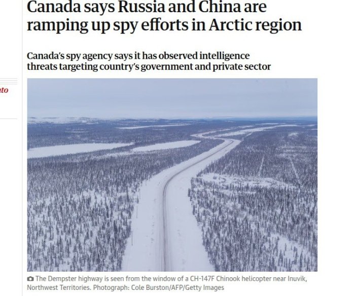 Kanada o‘z hududida Xitoy razvedkasi faoliyatini aniqladi