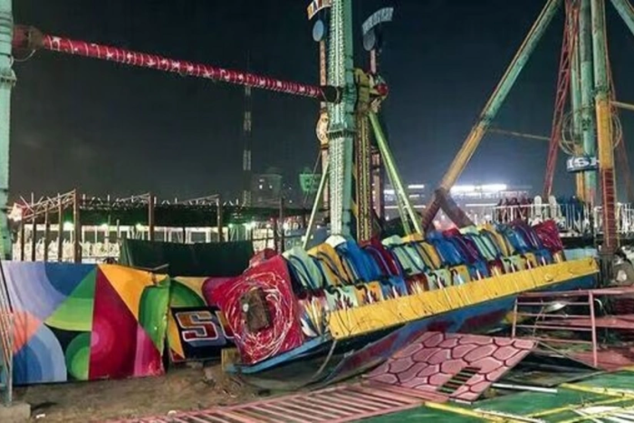 Hindistonda attraksion tushib ketishi oqibatida 1 kishi halok bo‘ldi, 13 kishi jarohatlandi