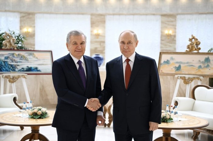 Shavkat Mirziyoyev Putin bilan uchrashdi