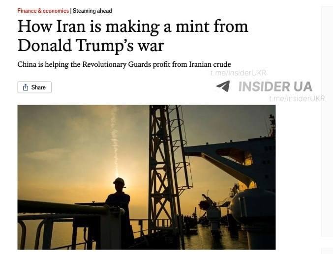 Эрон урушдан олдингига қараганда кунига икки баравар кўп нефть сотмоқда