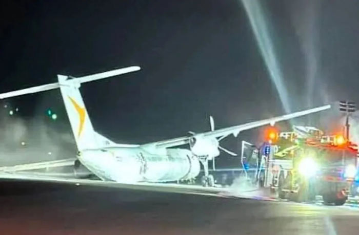 Nyu-Yorkda samolyot transport vositasi bilan to‘qnashdi