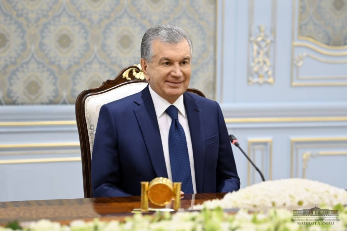 Prezident Shavkat Mirziyoyev Shanxay hamkorlik tashkiloti Bosh kotibi Chjan Minni qabul qildi