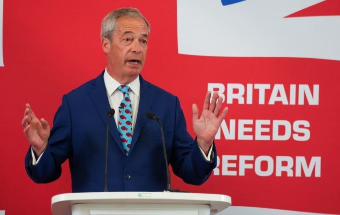 Buyuk Britaniyadagi saylovlar o‘ng qanot Reform UK partiyasi va uning yetakchisi Nayjel Faraj uchun muvaffaqiyatli bo‘ldi