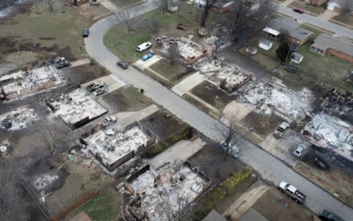 AQShda tornado qurbonlari soni 40 nafarga yetdi