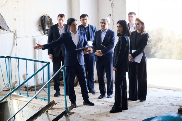 Saida Mirziyoyeva Xorazmda  eskirgan suv ko‘taruvchi nasos stansiyasidagi holatni bevosita borib o‘rgandi