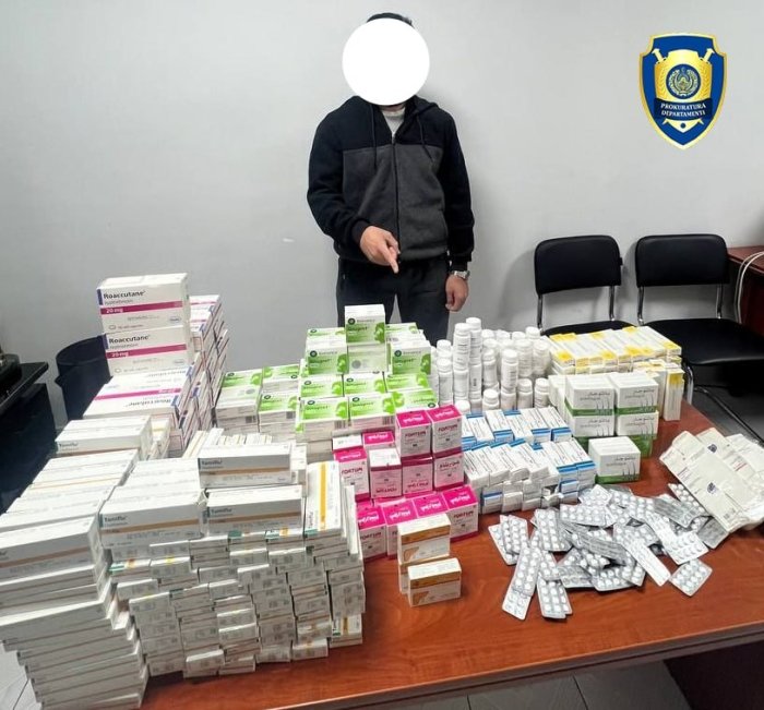 Тошкент шаҳрида сифати кафолатланмаган дори воситаларини сотаётган шахс ушланди