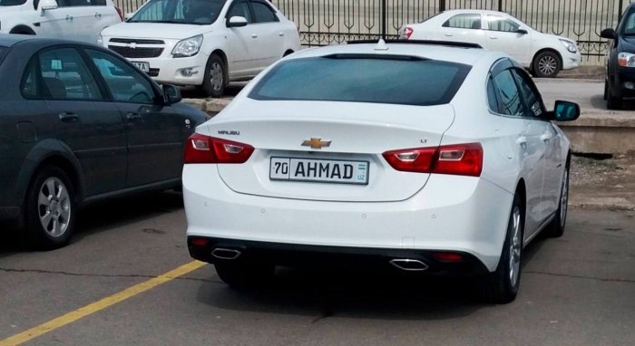 Endi O‘zbekistonda ham ismni mashinalarga raqam qilib qo‘ysa bo‘ladi
