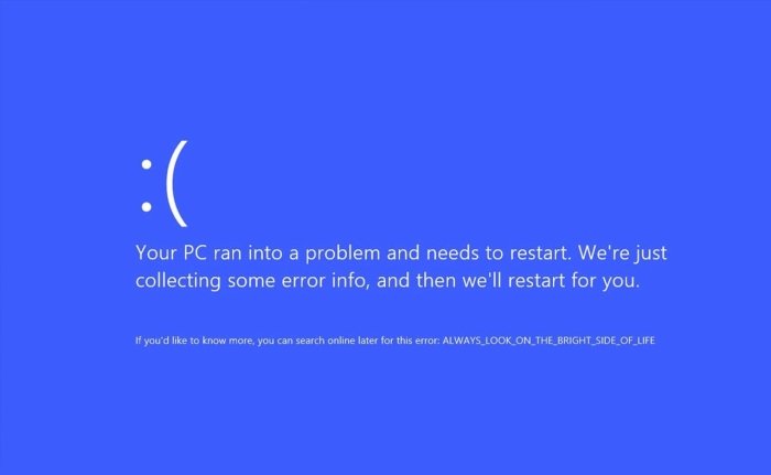 Microsoft Blue Screen’ни ёпди – «ўлим экрани» энди қора рангда