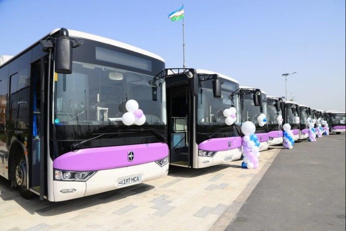 Farg‘onaga jamoat transporti uchun 24 ta zamonaviy avtobus olib kelindi