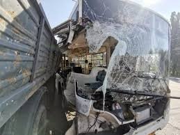 Қозоғистонда 54 нафар ўзбекистонлик бўлган автобус ЙТҲга учради