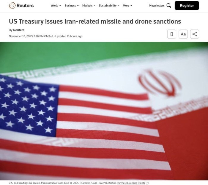 AQSh Ukraina kompaniyalariga qarshi sanksiyalar joriy qildi