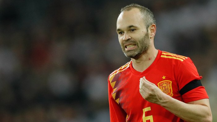 Inyesta Messini eng sevimli 5 futbolchisi qatoriga qo‘shmadi