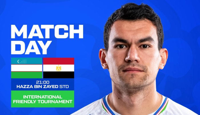 Al-Ain cup. Ўзбекистон Муҳаммад Салоҳ бошчилигидаги Мисрга қарши финал йўлланмаси учун курашади