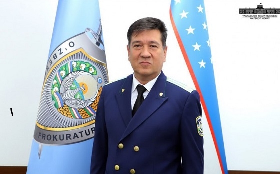Bekzod Shamshiyev Yakkasaroy tumani prokurori etib tayinlandi