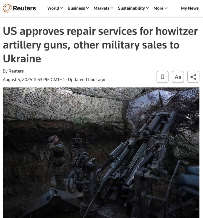 AQSh Ukrainaga harbiy yordamning yangi paketini ma’qulladi