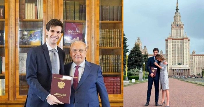 Башар Асаднинг ўғли Москва давлат университетида фан номзоди бўлди