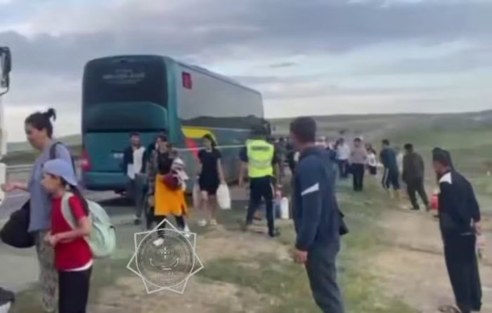 Qozog‘istonda o‘zbekistonliklar bo‘lgan avtobusda yong‘in chiqdi