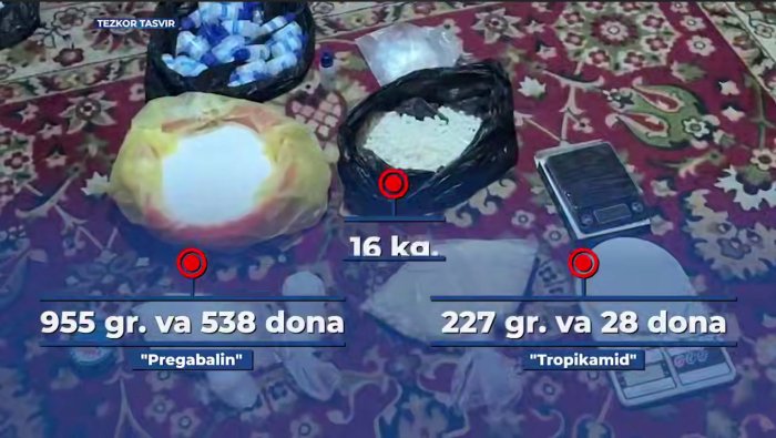 Пойтахтда нарколаборатория аниқланди 