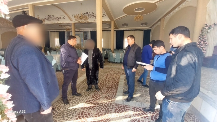 Ғузорда тўйхона хатлангач, қарздорлик шу куннинг ўзида бартараф этилди