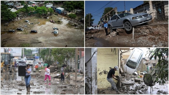 Meksikada kuchli yomg‘ir va suv toshqinlari oqibatida 72 kishi halok bo‘ldi