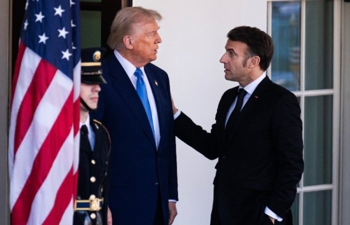 Makron: Tramp Putinning beandishaligiga javoban jim turmaydi