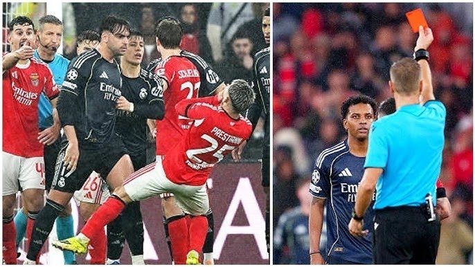 «Реал» юлдузи ЕЧЛда 2 ўйинга дисквалификация қилинди