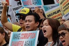 Filippinda yirik korrupsiya mojarosi sabab minglab odamlar norozilik namoyishiga chiqdi