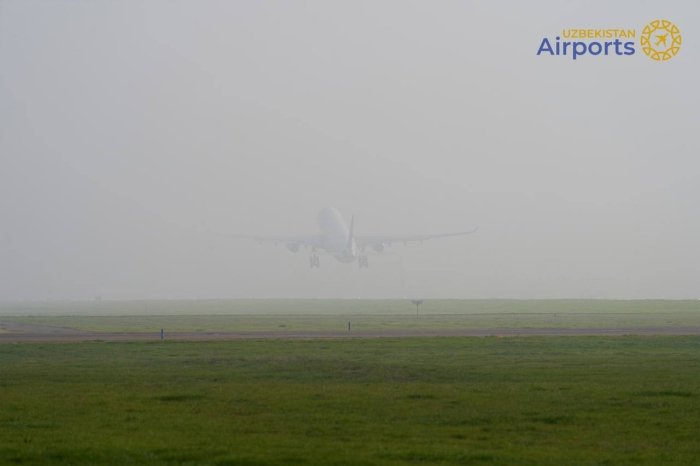 Toshkentdan Buxoroga uchgan samolyot chang bo‘roni tufayli poytaxt aeroportiga qaytdi