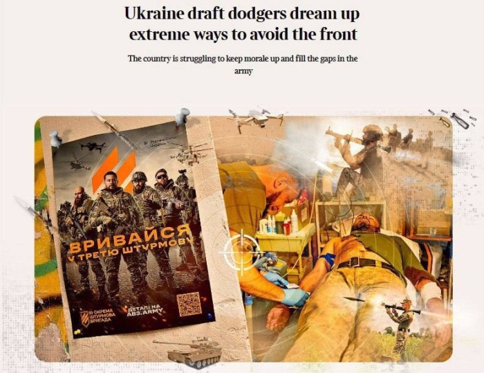 Ukrainaliklar frontda bo‘lmaslik uchun «o‘z oyog‘iga otishga» yoki minglab dollar to‘lashga tayyor