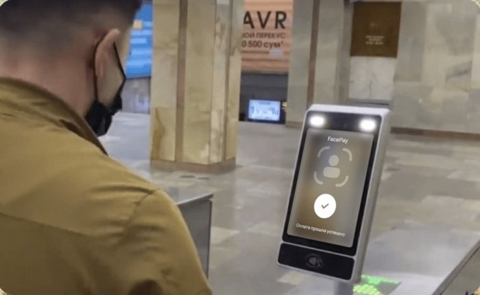 FacePay энди Чилонзор метро линиясида ҳам ишга тушди