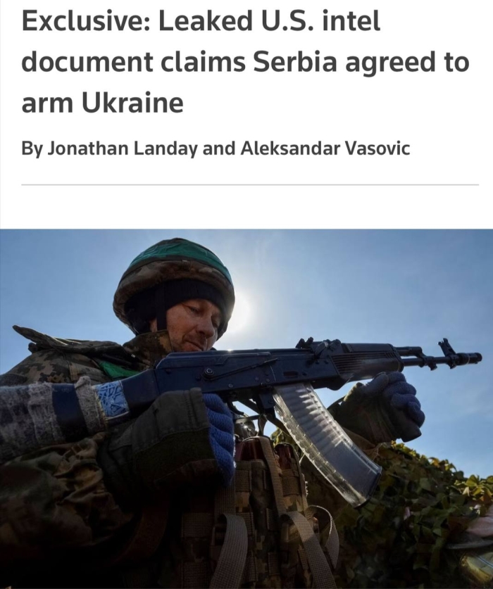 Сербия Украинага қурол етказиб беришга рози бўлди