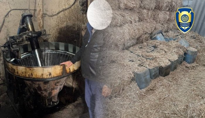 Шаҳрисабз туманида истеъмолга яроқсиз ёғ ишлаб чиқариш ҳолати фош этилди