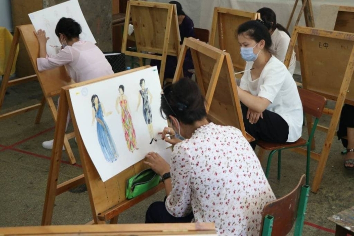 Milliy rassomlik va dizayn institutida kasbiy (ijodiy) imtihonlar yakunlandi