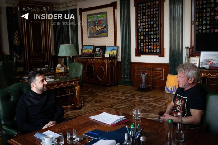 Актёр Шон Пенн Украинага келиб, Зеленский билан учрашди