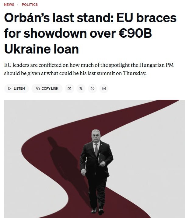 EI Ukrainadan 90 mlrd yevroni “ayagan” Vengriya rahbarini sudga bermoqchi