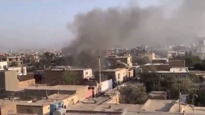 Dron va raketalar Qobulga hujum qildi