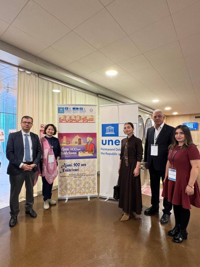 Parijdagi YUNESKO Bosh qarorgohida Turkiy dunyoning buyuk me’mori Ajami Naxchivoniyning 900 yilligi nishonlandi