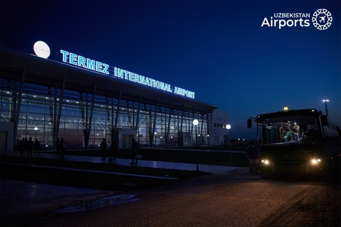 Termiz aeroportidagi aerodrom rekonstruksiyasi yakunlandi