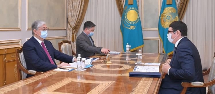 Toqayev “Samruk-Kazina” jamg‘armasi rahbari bilan uchrashdi