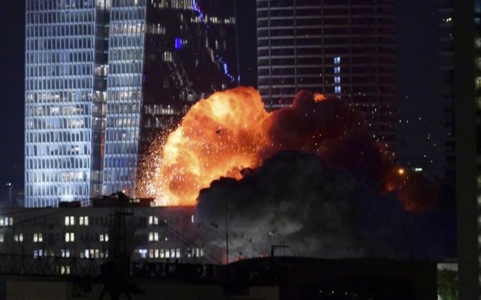 Eron Tel-Aviv va Hayfaga raketa zarbalarini berdi