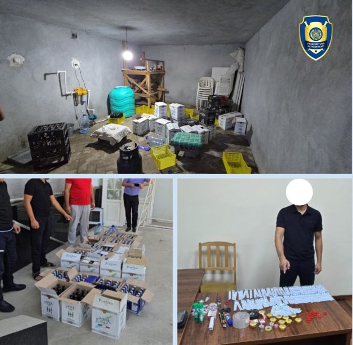 Samarqandda yashirin ravishda iste’molga yaroqsiz alkogol mahsulotlari ishlab chiqarayotgan shaxs ushlandi