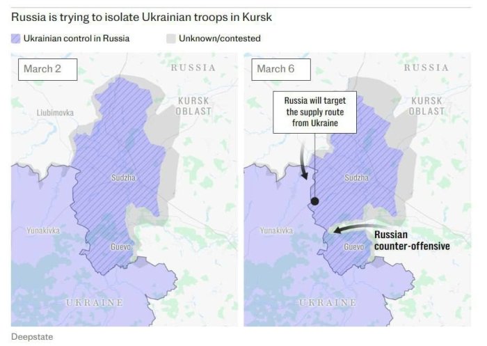 Курскда Украина армияси "тузоқ"қа тушдими?