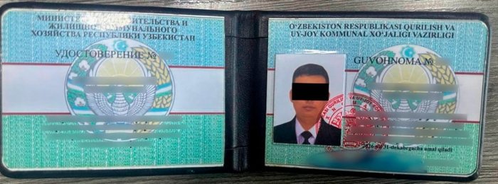  Тошкентда пора билан ушланган бош мутахассис қочмоқчи бўлди